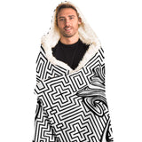 Dice - Yert Yert x Elevated Lyfe Hooded Sherpa Blanket - Elevated Lyfe